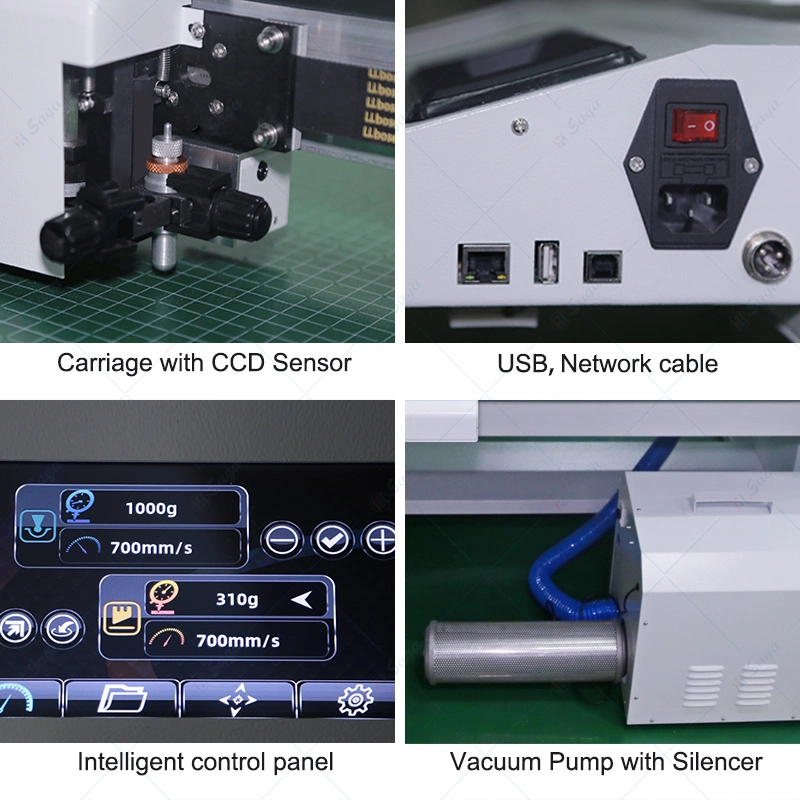 Digital Cutting Machine Flatbed Cutting Plotter Die Cutter (FC9901220)