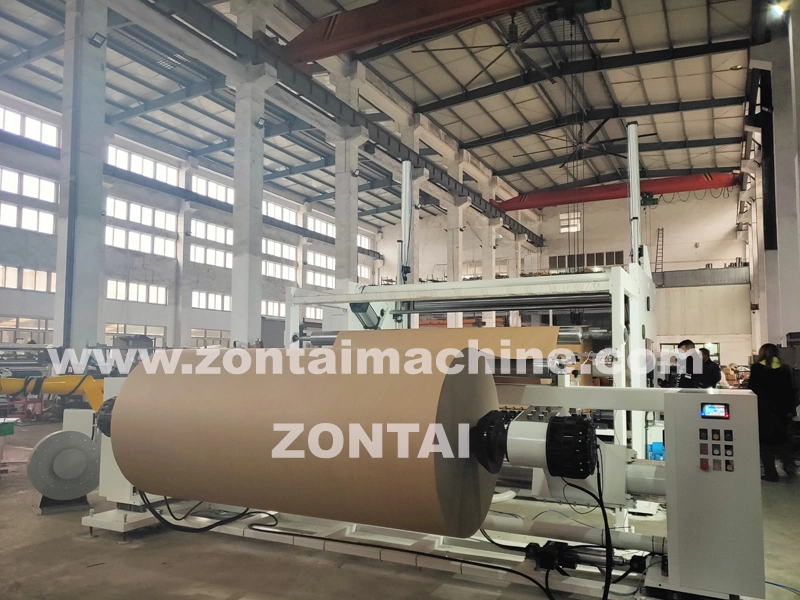 Zontai Ztm-F2500 Cardboard Paper Roll Slitting Rewinding Machine